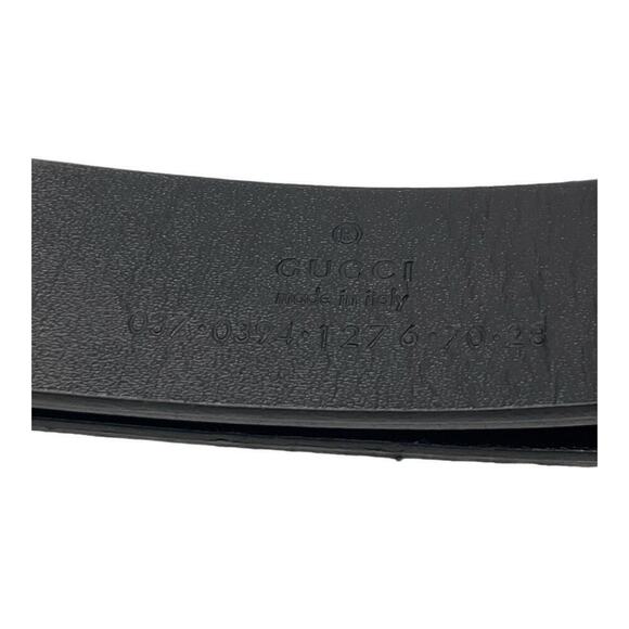 Gucci Women's G Logo Leather Belt - Made In Italy - Picture 6 of 7